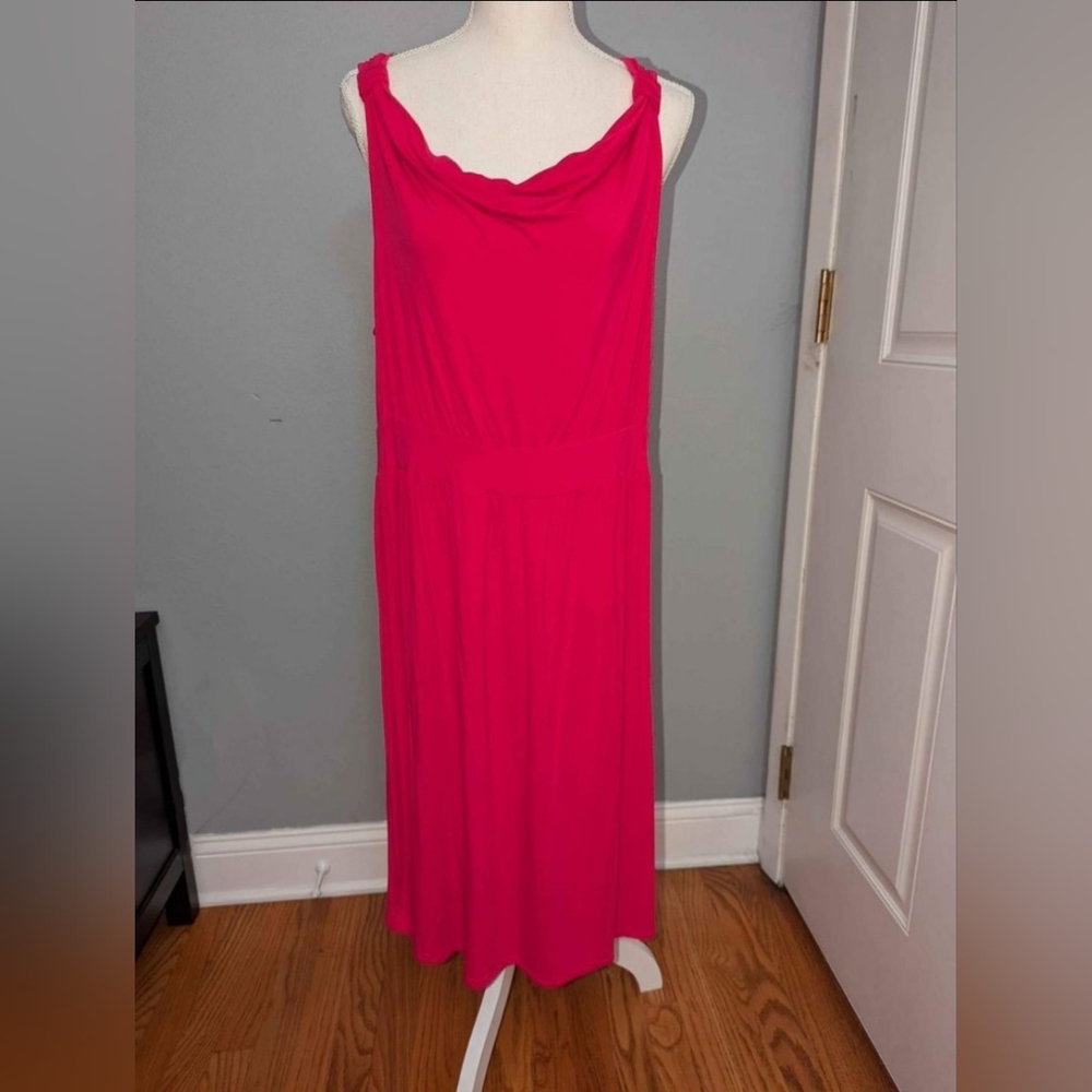 Women's size 1/1X sleeveless pink casual dress